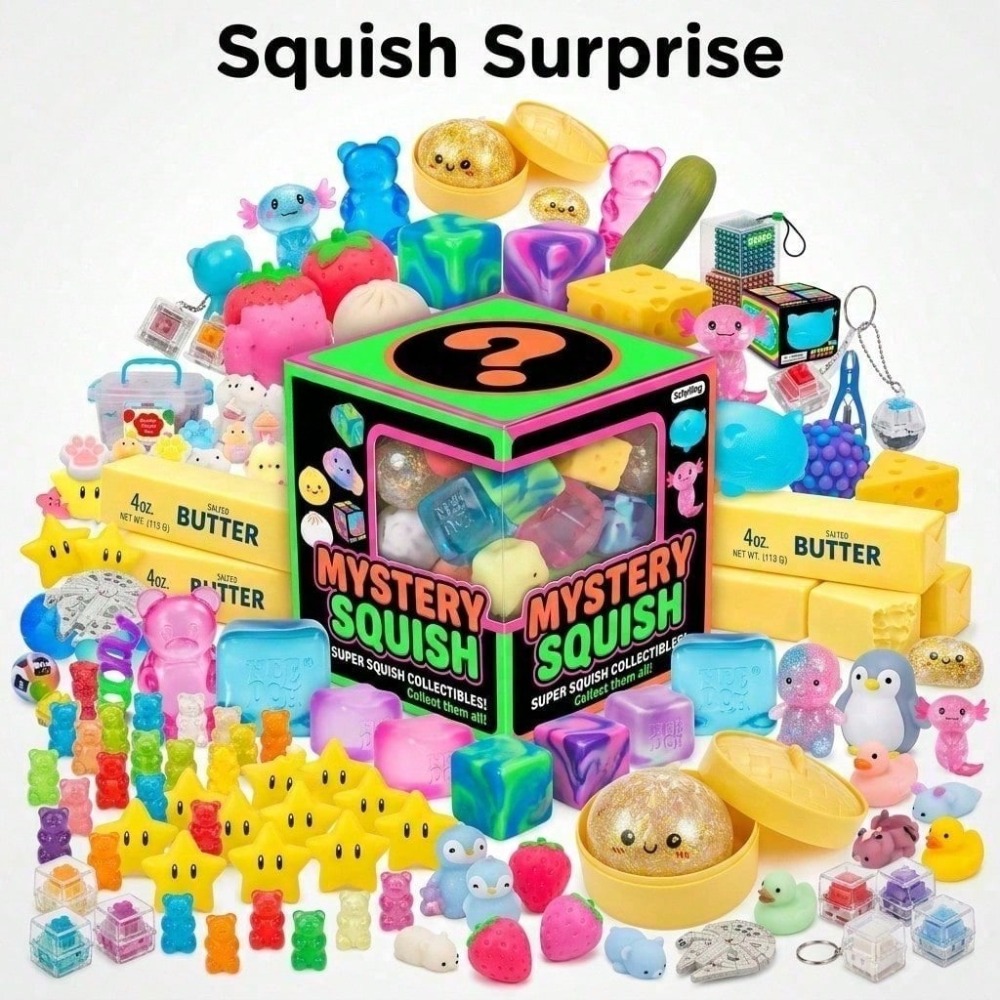 Kids Toys Box - Cute Basic Series Mystery Squishy Blind