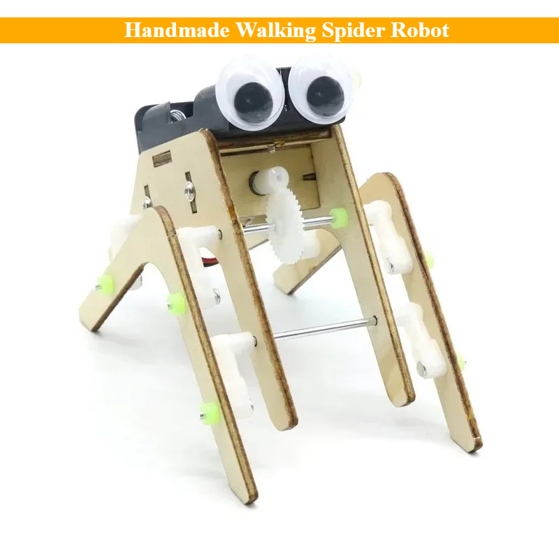 Science Experiment Kit - Imagination DIY Handmade Walking Spider Robot