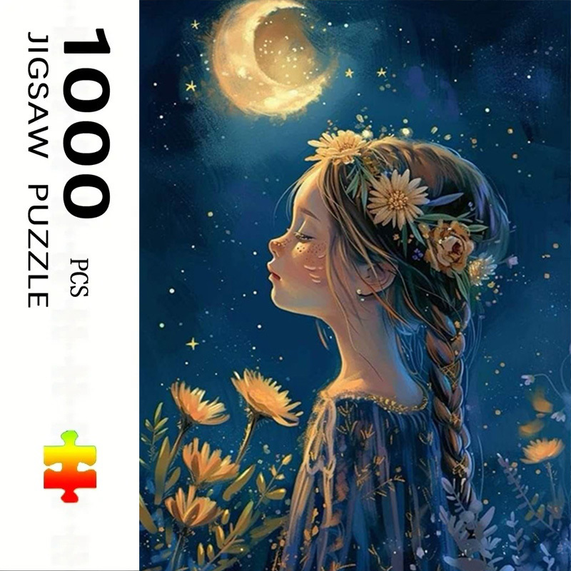 Kids Toys Under 500 - 500/1000 Pieces Jigsaw Puzzle Girl Under
