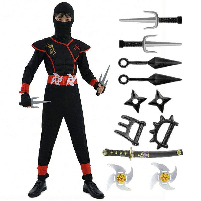 Black and Blue Ninja Costume f - огляд і ціна Kids Toys Movie