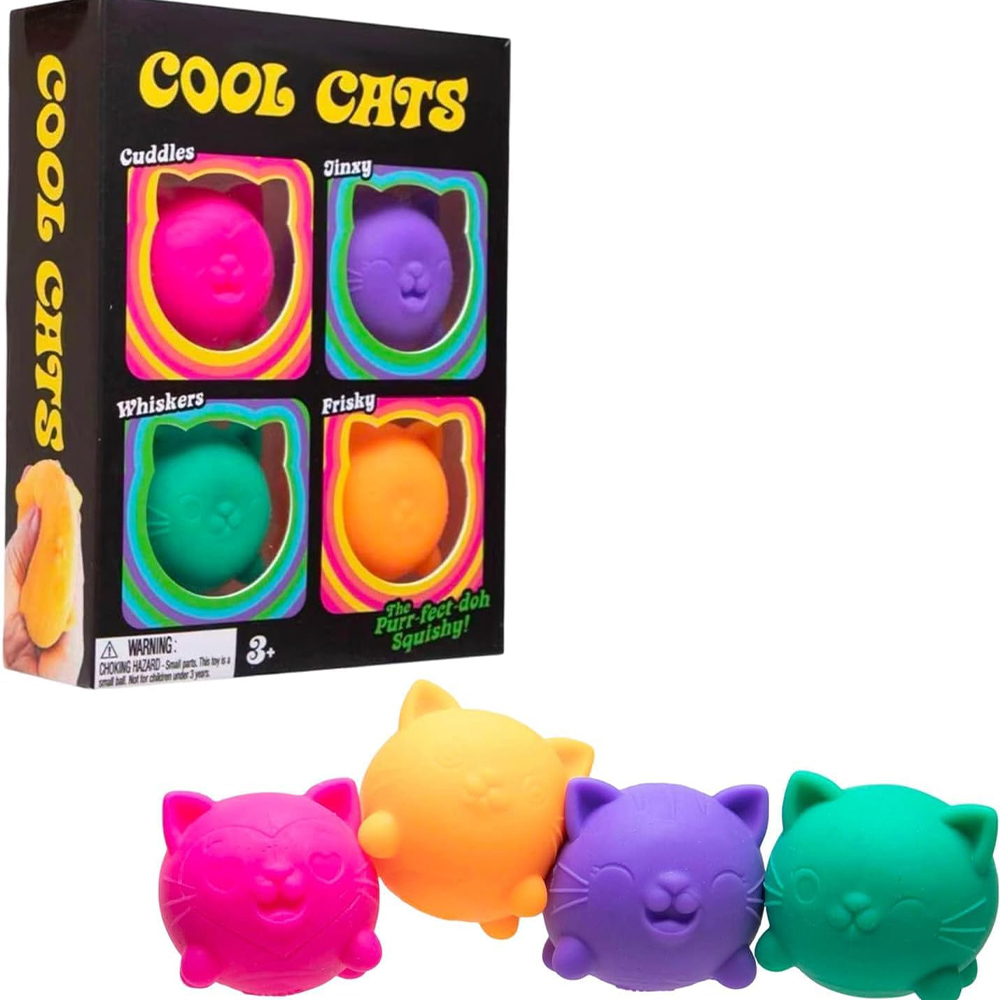 Schylling NeeDoh Cute Cat Stre - огляд і ціна Kids Toys Box