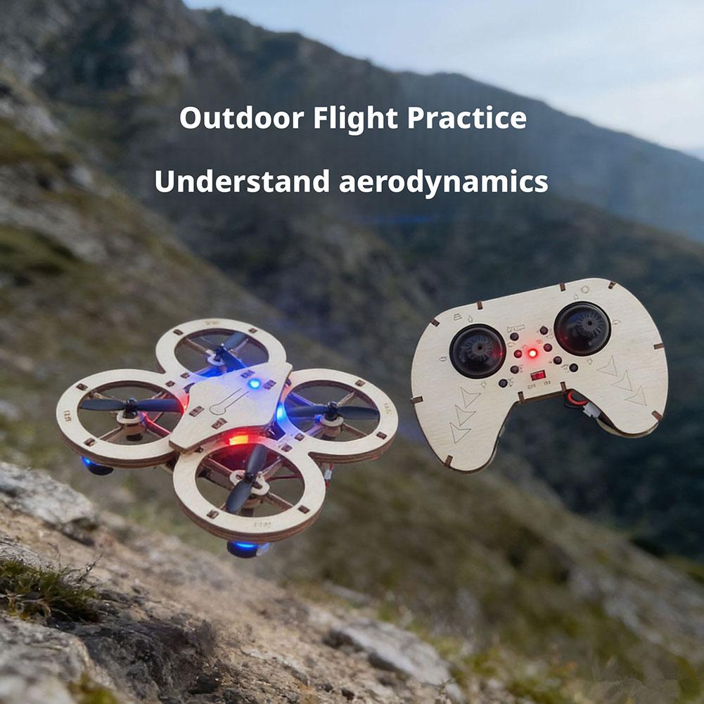 DIY Wooden RC Drone Quadcopter - огляд і ціна Science Experiment Kit