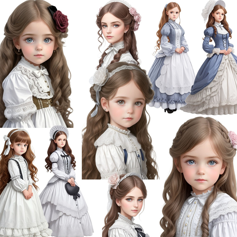 Victoria Little Girl Stickers  - огляд і ціна Kids Toys Victoria