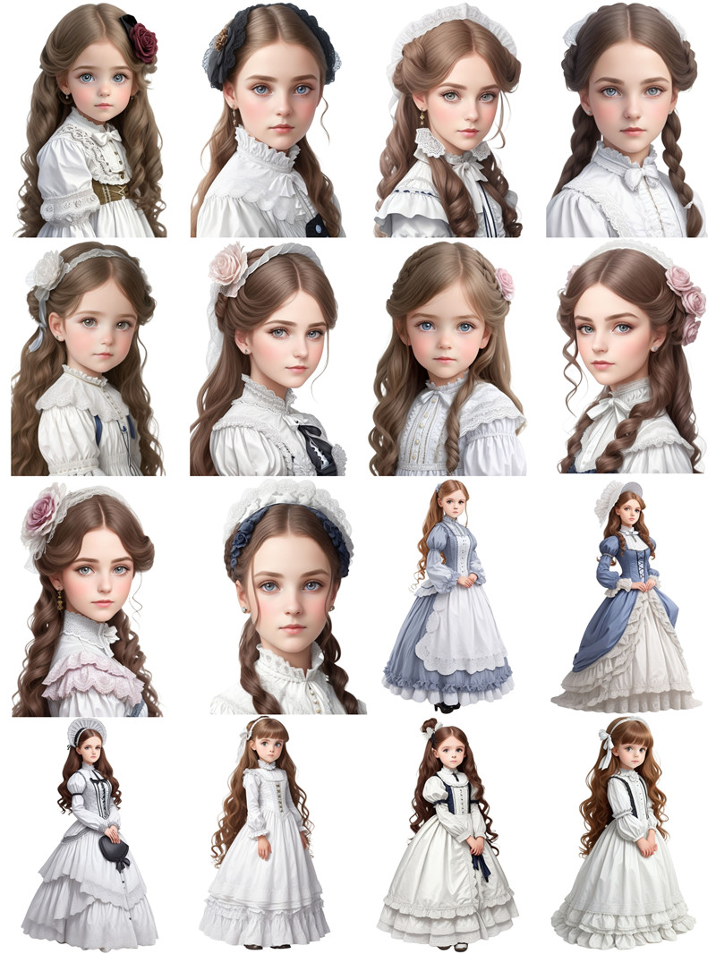 Victoria Little Girl Stickers  - огляд і ціна Kids Toys Victoria