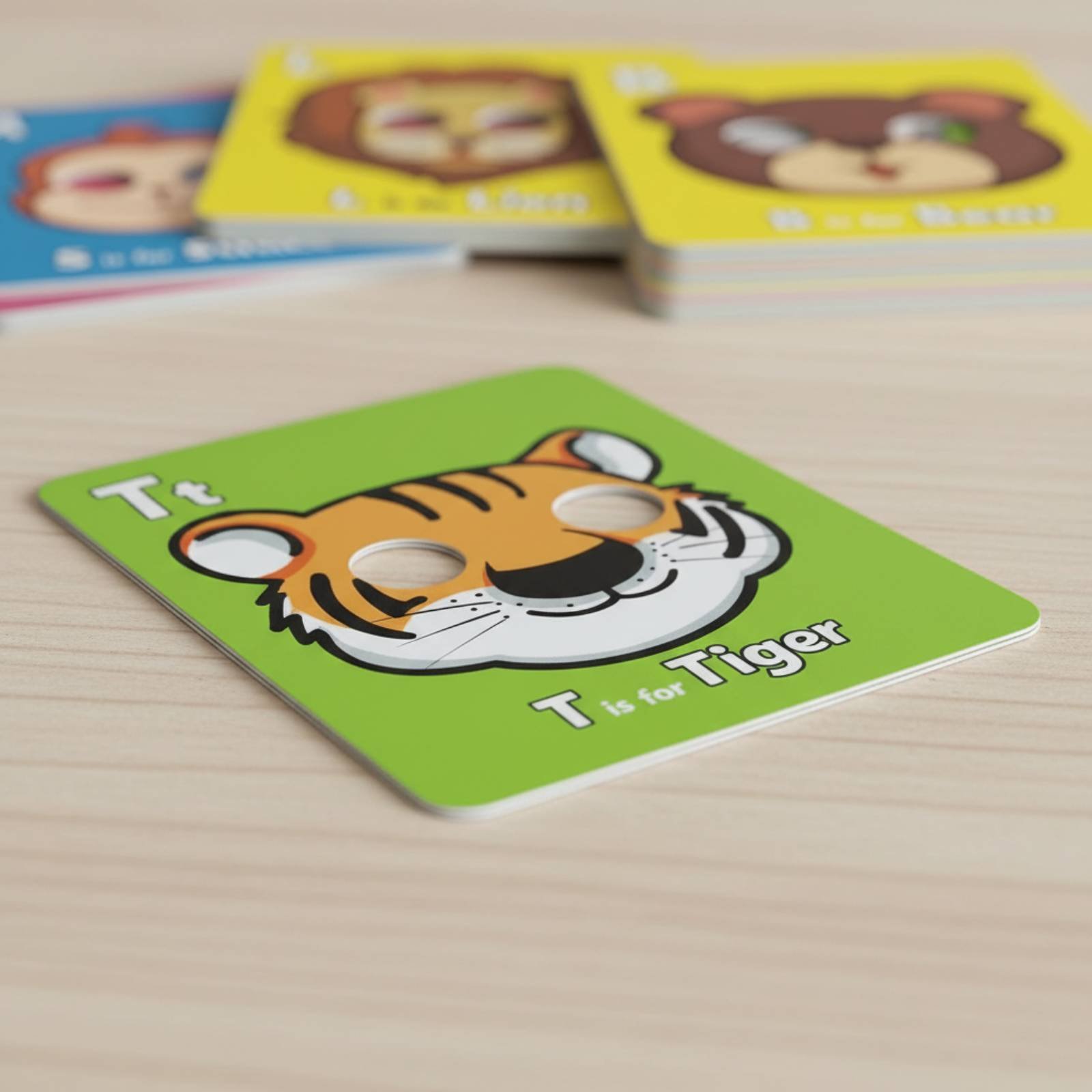 Creature Mask Flash Cards Inte - огляд і ціна Educational Flash Card