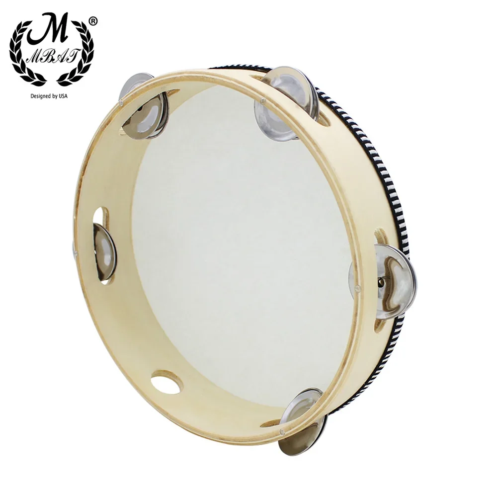 M MBAT 8inch Tambourine Drum H - огляд і ціна Kids Toys Quality
