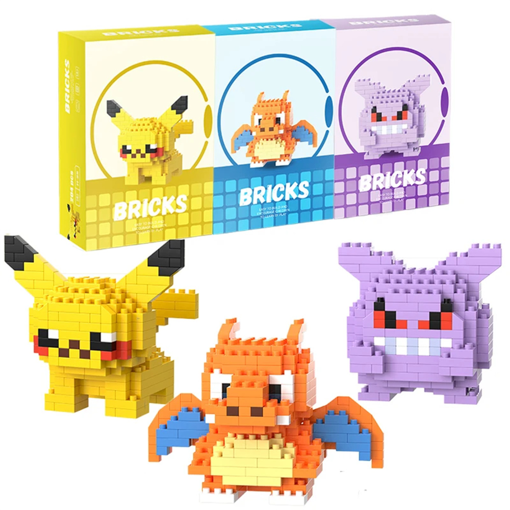 Pokemon Micro Building Blocks  - огляд і ціна Kids Toys Movie