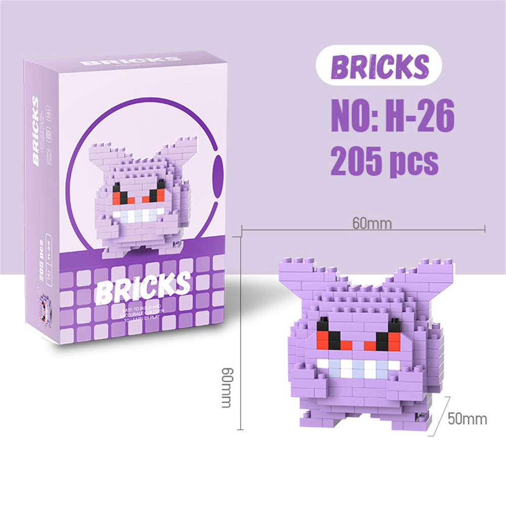 Pokemon Micro Building Blocks  - огляд і ціна Kids Toys Movie