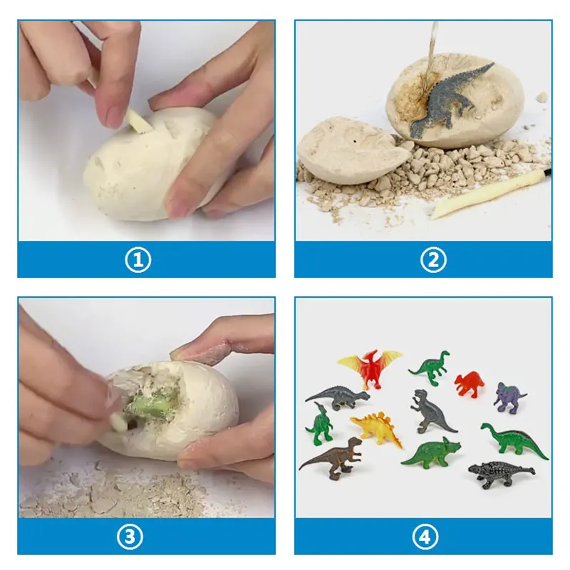 12PCS Archeological Dinosaur E - огляд і ціна Kids Toys Videos
