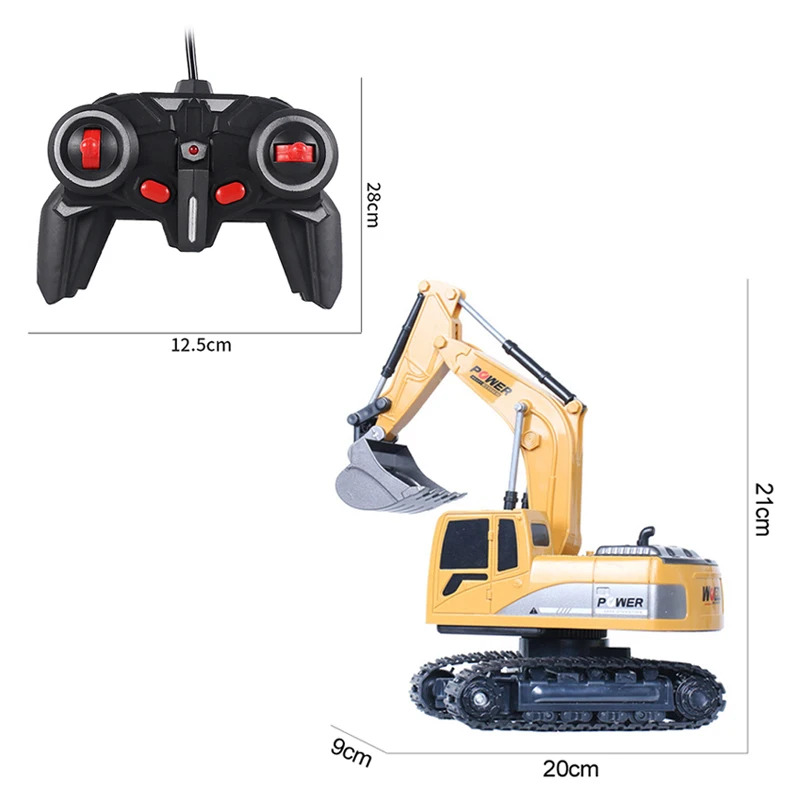 RC Excavator 2.4Ghz 6 Channel  - огляд і ціна Kids' Toys Channel