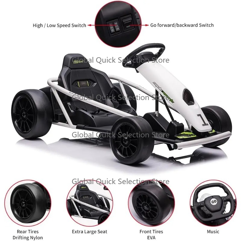 Ride on Go Kart for Teens 24v  - огляд і ціна Kids Toys Start With X