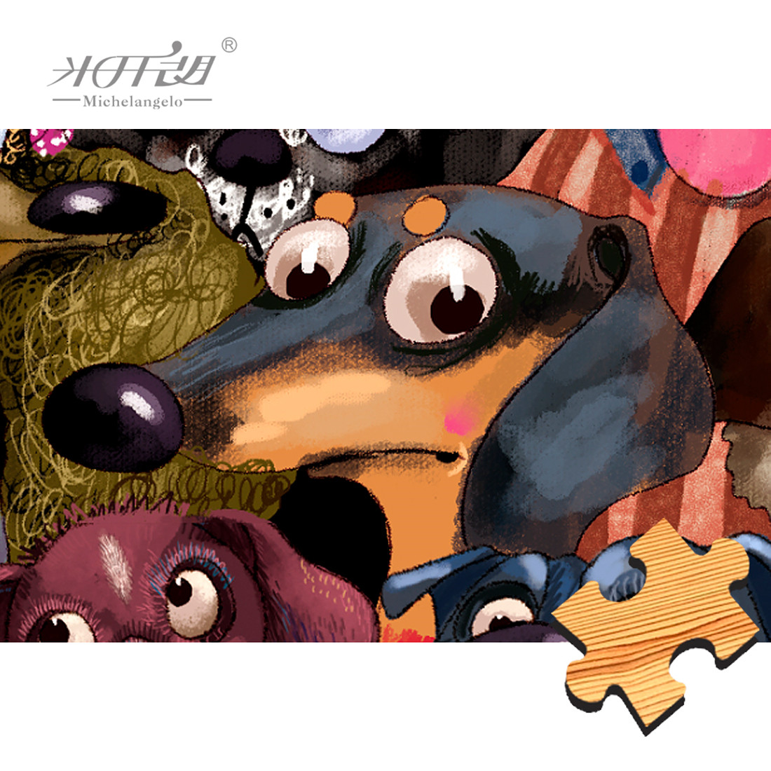 Michelangelo Wooden Jigsaw Puz - огляд і ціна Kids Toys Under 500