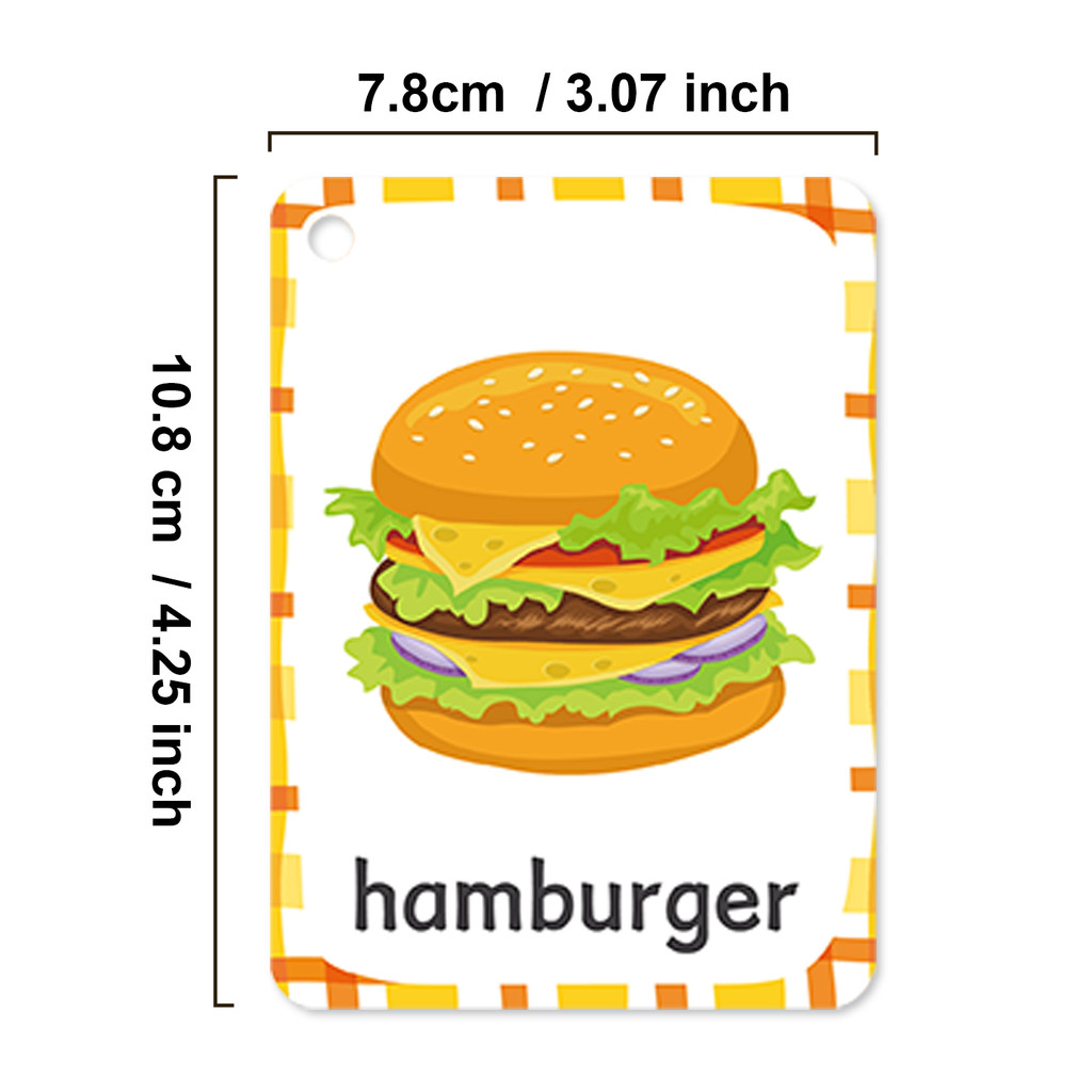Delicious Food Vocabulary Engl - огляд і ціна Educational Flash Card