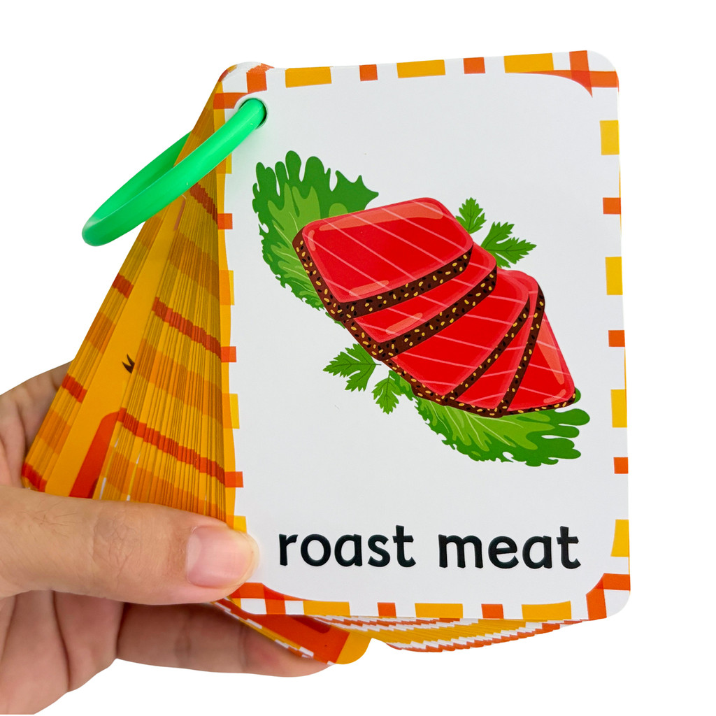 Delicious Food Vocabulary Engl - огляд і ціна Educational Flash Card