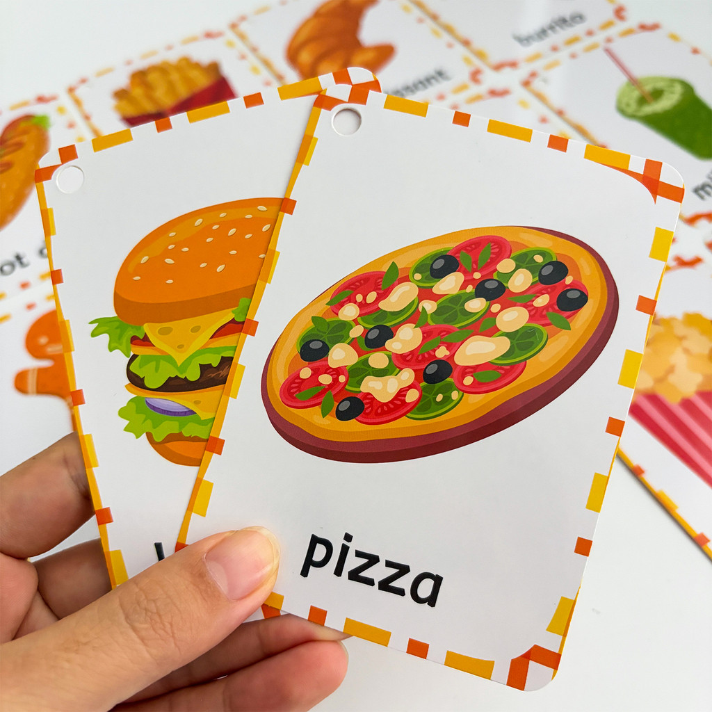 Delicious Food Vocabulary Engl - огляд і ціна Educational Flash Card
