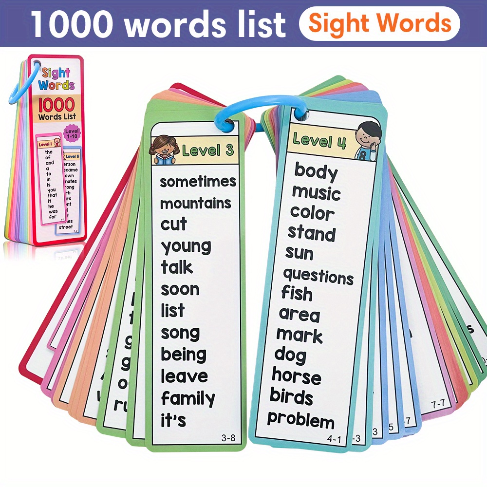 1000 Sight Words Flash Cards f - огляд і ціна Educational Flash Card