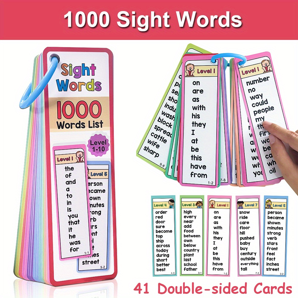 1000 Sight Words Flash Cards f - огляд і ціна Educational Flash Card