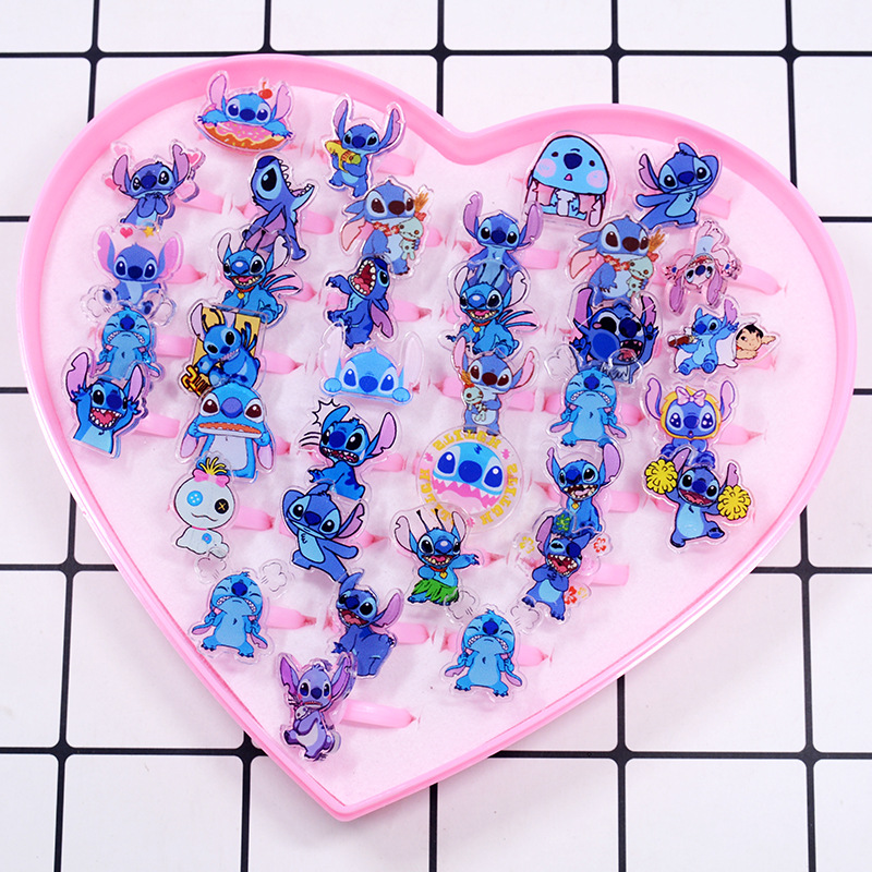 Stitch Acrylic Ring 10/20pcs K - огляд і ціна Kids Toys Movie