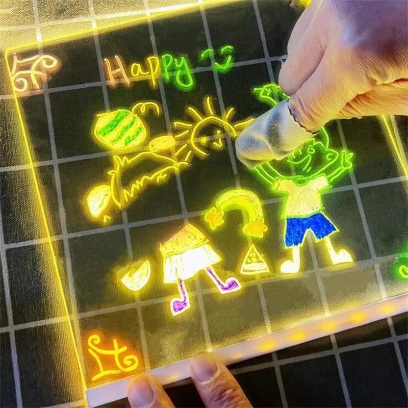 Magic Glow Kids Drawing Board: - огляд і ціна Kids Toys Drawing