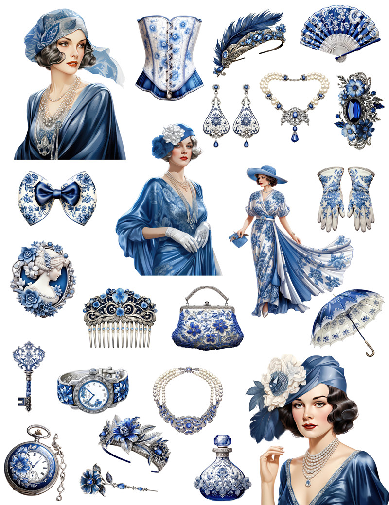 Blue Victoria Girl Stickers Cr - огляд і ціна Kids Toys Victoria
