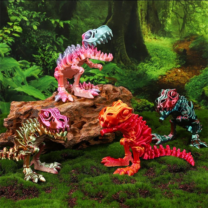 3d Printed T Rex Animals Minia - огляд і ціна Kids Toys Videos