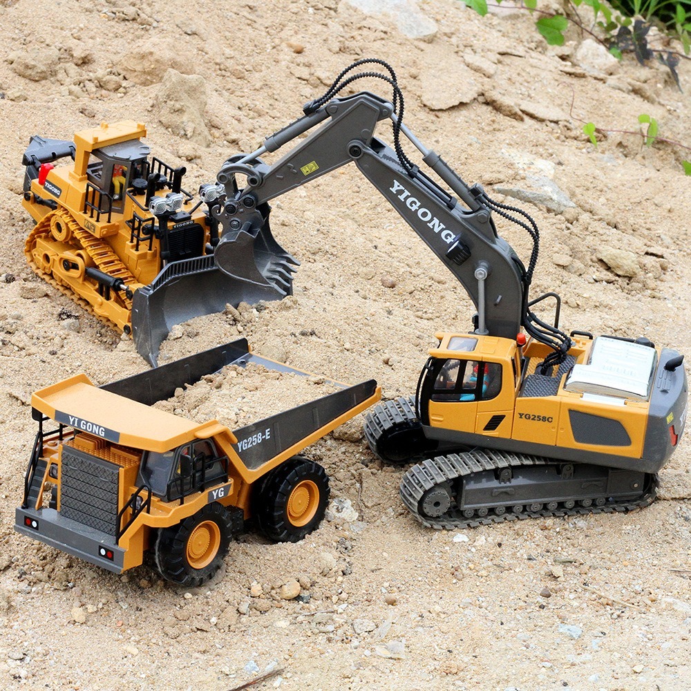 2.4G Remote Control Excavator  - огляд і ціна Kids' Toys Channel