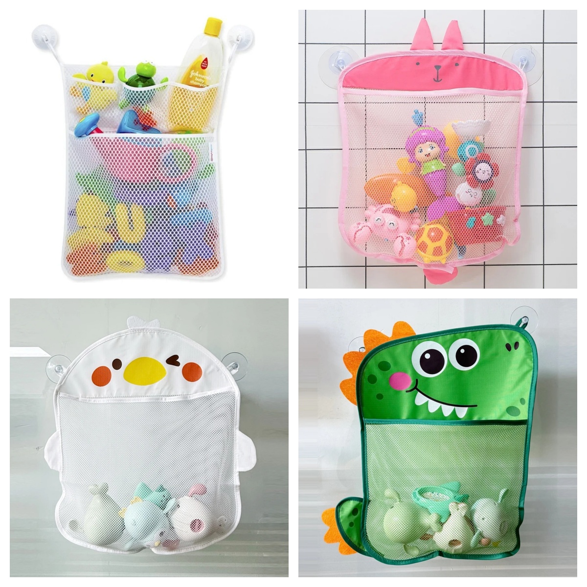 Baby Bathroom Mesh Bag Cartoon - огляд і ціна Kids Toys Basket