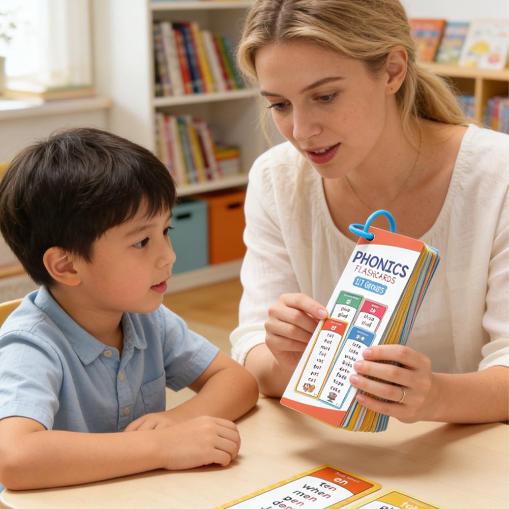 117 Groups Phonics Flashcards  - огляд і ціна Educational Flash Card