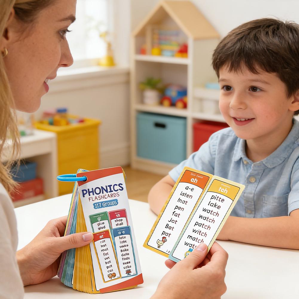 117 Groups Phonics Flashcards  - огляд і ціна Educational Flash Card